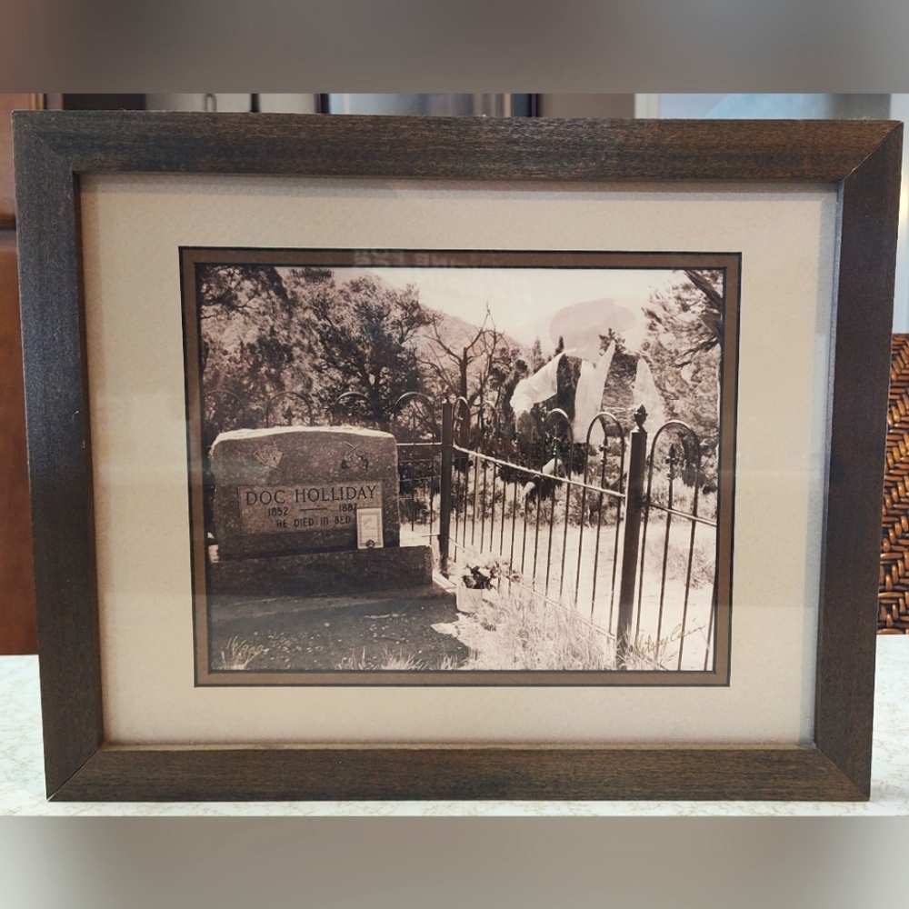 Framed Doc Holliday graveside print "Reunion" by Kelsey Cain